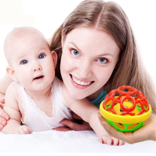 Minge Interactivă cu Sunet pentru Bebeluși (culoare aleatorie)