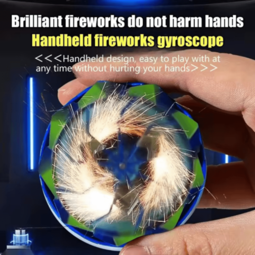 1buc. Titirez cu Lumini și Scântei Magice (culoare aleatorie)