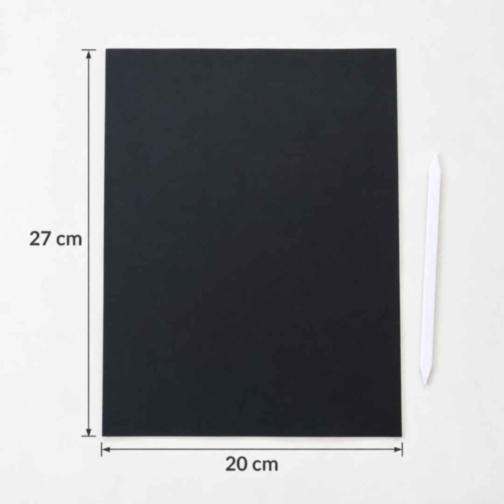 Set creativ Scratch Paper cu 10 foi curcubeu