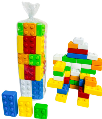 Set 40 Cărămizi Mari de Construcție