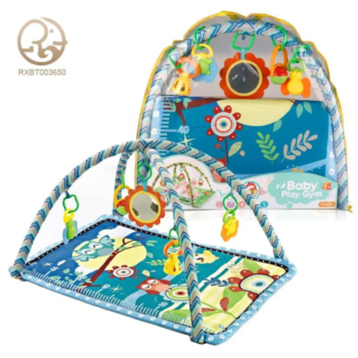 Covoraș interactiv cu jucării suspendate pentru bebeluși