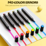 Set de 60 Markere Colorate Dublu Vârf cu Husă Practică