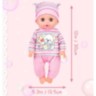 Păpușă Interactivă de 30 cm cu Oliță cu Lumină și 12 Sunete – Set Complet de Îngrijire