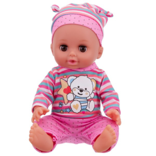 Păpușă Interactivă de 30 cm cu Oliță cu Lumină și 12 Sunete – Set Complet de Îngrijire