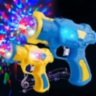 Pistol Spațial cu Lumină Rotativă și Sunete (culoare aleatorie)