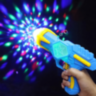Pistol Spațial cu Lumină Rotativă și Sunete (culoare aleatorie)