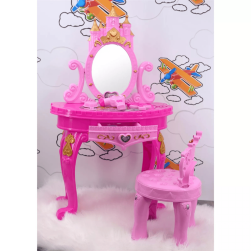 Masa de Toaletă pentru Fetițe cu Accesorii 