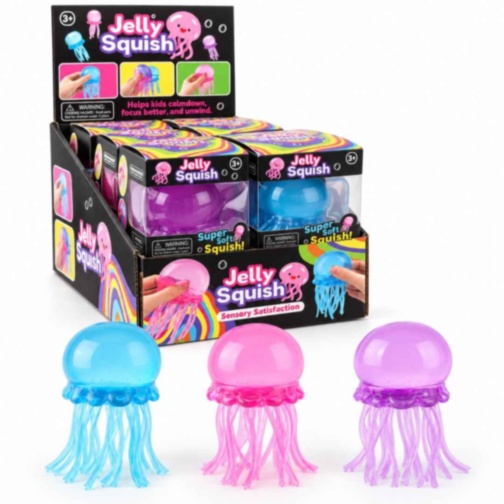 Jucărie senzorială squishy meduză moale pentru copii 3+