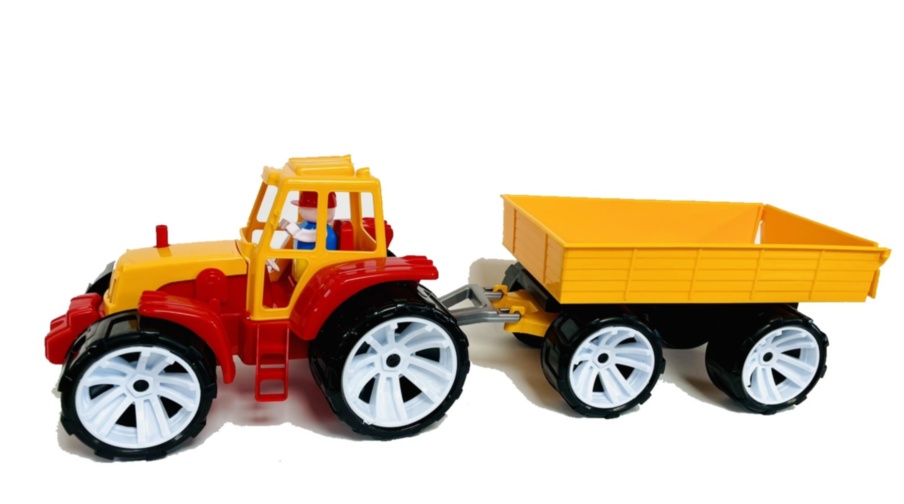 Tractor cu Remorcă, 65cm