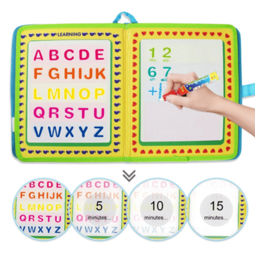 Carte Magică de Desen cu Apă cu 6 Pagini