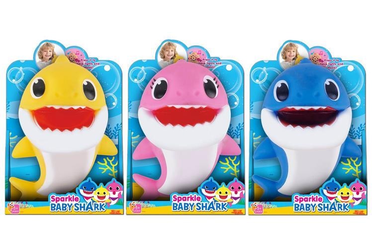 Baby Shark, Marioneta de Mână cu Lumini și Melodia "Baby Shark, Doo Doo Doo..."