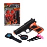 Pistol cu 3 Ventuze și Catușe 