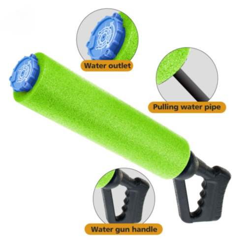 Pistol cu Apă din Spumă EVA, Duză Reglabilă (culoare aleatorie)