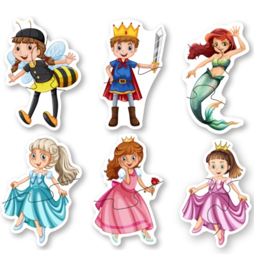 Puzzle Montessori Fairy Tales 6 în 1 pentru Copii