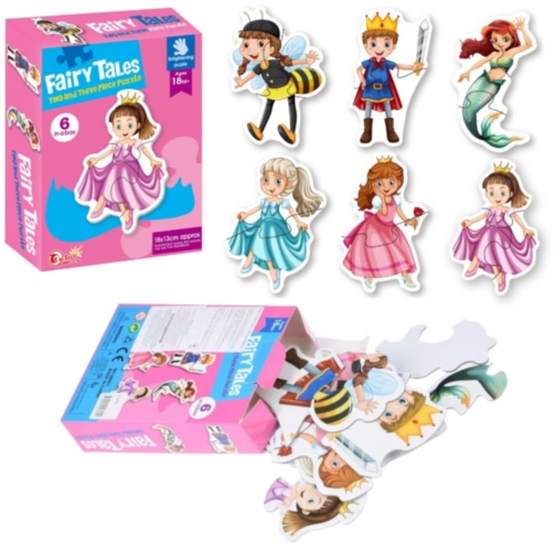 Puzzle Montessori Fairy Tales 6 în 1 pentru Copii