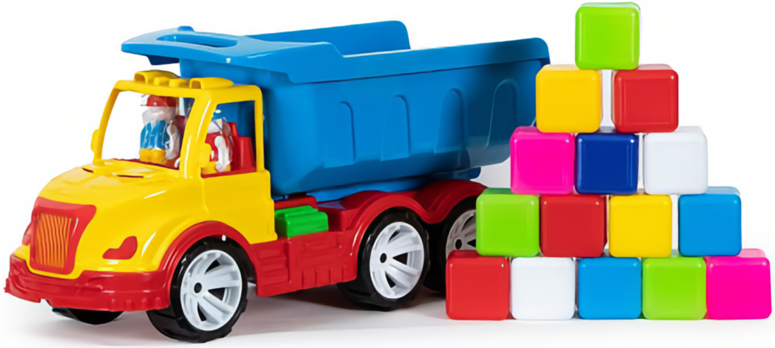 Camion Încărcat cu Cuburi, 53cm  