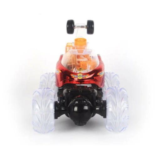 Mașinuță Acrobatică cu Telecomandă și Funcție de Bule, Efecte de Lumină și Muzică