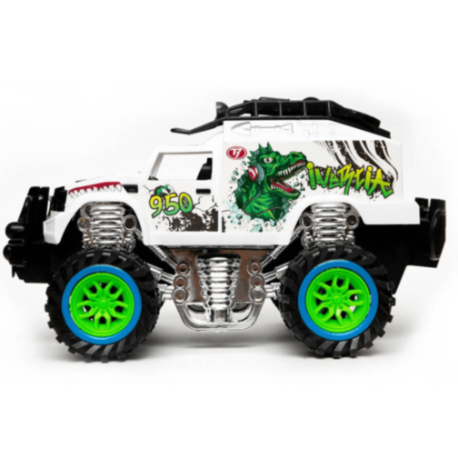 Monster Truck Inerțial Dino cu Roți Mari Off-Road (culoare aleatorie)
