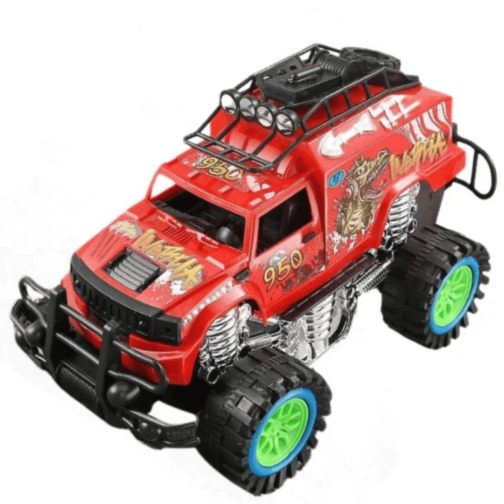 Monster Truck Inerțial Dino cu Roți Mari Off-Road (culoare aleatorie)