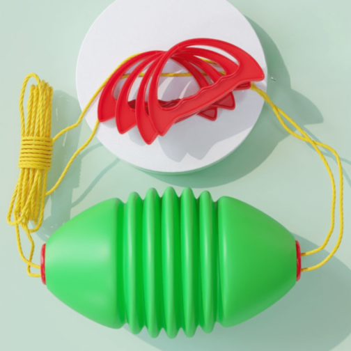 Rachetă Zburătoare pe Sfoară pentru Joacă Interactivă (culoare aleatorie)