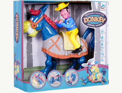 Cowboy pe Măgar Electric cu Sunete și Mișcare - Aventură Animată | image