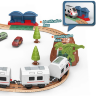 Smart Train - Set Feroviar Inteligent cu Funcții Interactive