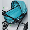 Cărucior de Jucărie pentru Păpuși – Design Elegant Turcoaz