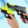 Pistol cu Apă 2 în 1 pentru Copii și Familie | Jet Lung de Apă 10 Metri