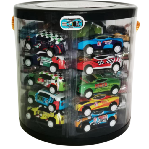 Set 25 Mașinuțe Metalice cu Mecanism Pull-Back – Modele Sport și Graffiti
