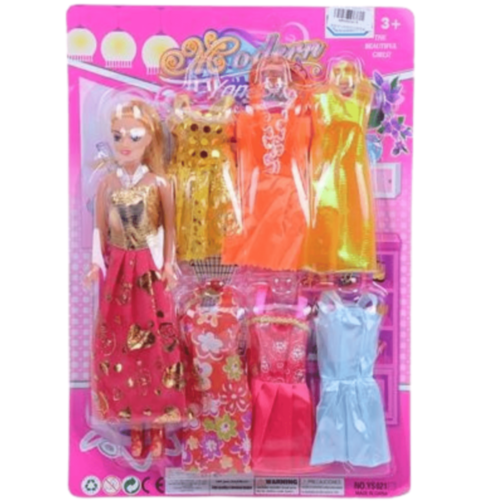 Păpușă Modern cu Rochii Colorate (culori aleatorii)