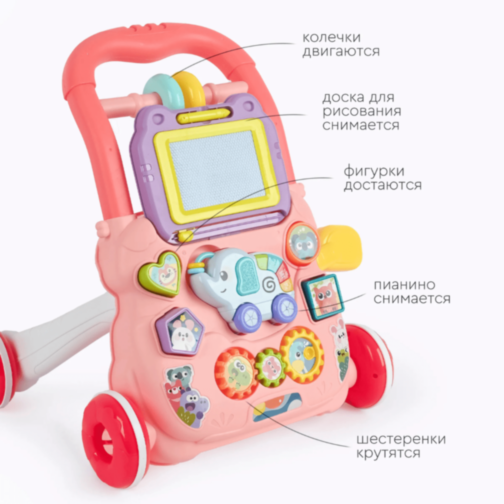 Premergător Interactiv cu Muzică, Lumină și Tablă Desen
