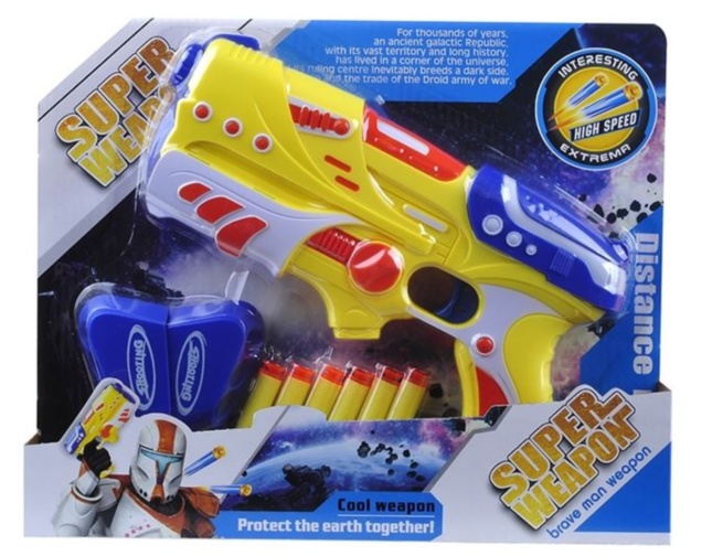 Pistol Blaster cu 6 Proiectile