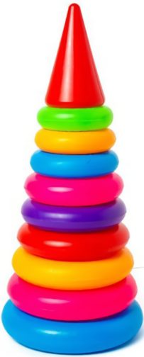 Piramida Multicoloră, 33cm  