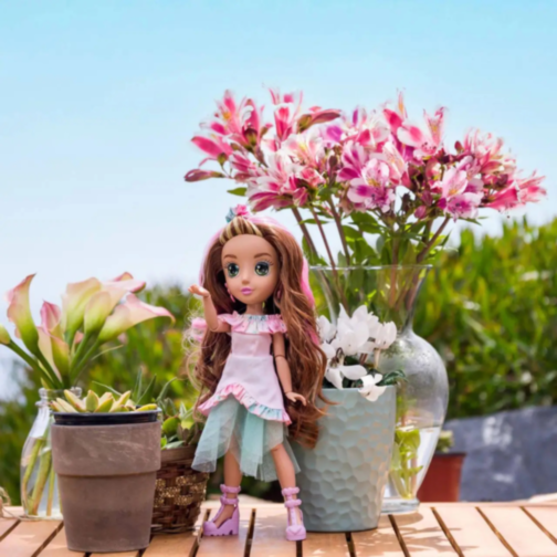 Păpușa Ivy - Set Creativ Eco-friendly cu Accesorii și Brățări DIY