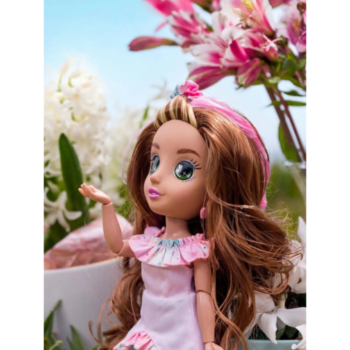 Păpușa Ivy - Set Creativ Eco-friendly cu Accesorii și Brățări DIY