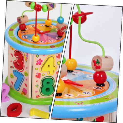 Cilindru interactiv educativ cu numere și forme