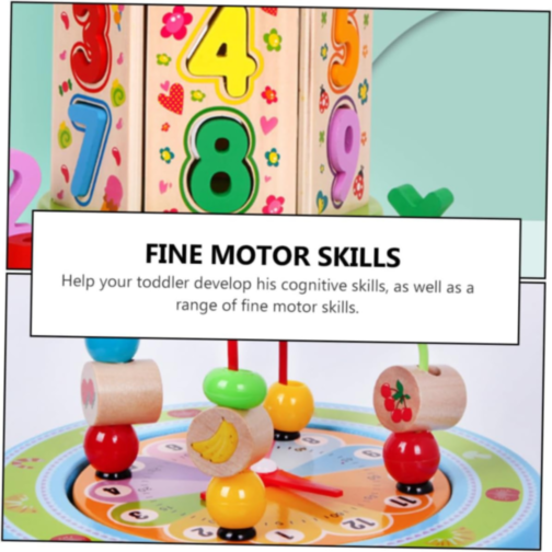 Cilindru interactiv educativ cu numere și forme