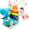 Dinozaurul Interactiv cu Inele Colorate