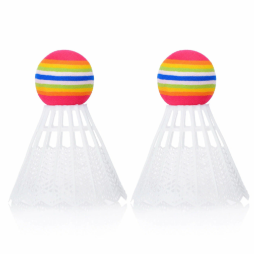 Set Badminton pentru Copii cu 2 Rachete și 2 Volane, Model Rocket