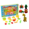 Set Plastilină cu 4 Culori și Forme de Modelat Animale