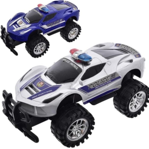 Mașină de poliție monster truck pentru copii (culoare aleatorie)