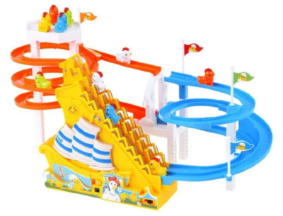 Pista interactivă cu Rățuște Colorate – Distracție și Învățare pentru Copii | image