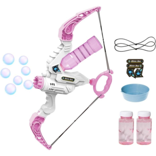 Arc cu Apă și Baloane de Săpun pentru Copii – 2 în 1, cu Lumină LED (culoare aleatorie)