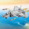 Avion Militar de Luptă „Air Force” cu 582 Piese 