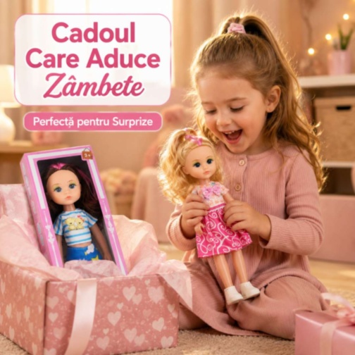 Păpușă fashion pentru copii cu modele variate