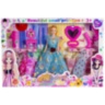 Barbie cu 8 Ținute, Încălțăminte și Oglindă 