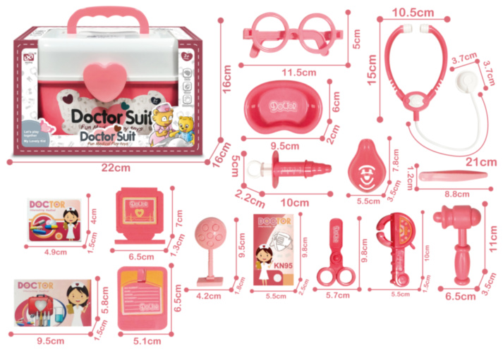 Trusa Doctorului 16 Accesorii