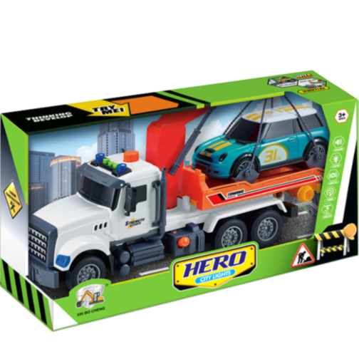 Camion de Remorcare cu Lumină și Sunet – Hero City Lights