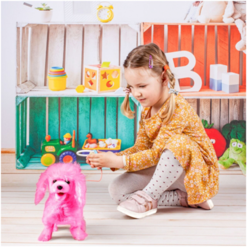 Jucărie Interactivă Pudel de Pluș cu Telecomandă (culoare aleatorie) 