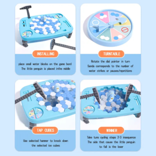 Joc Interactiv Icebreaking cu Pinguin – Distracție în Familie